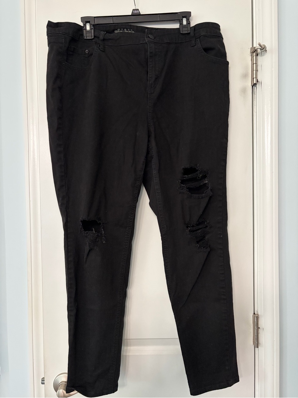 wild fable Black Jeans with Green Brand Tab